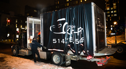 Remorquage fermé pour véhicule de luxe - Remorquage Kar-Pro Towing - Montréal, Québec Canada